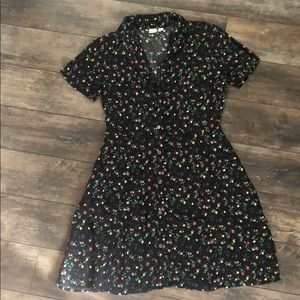 Gap medium women’s floral button up dress